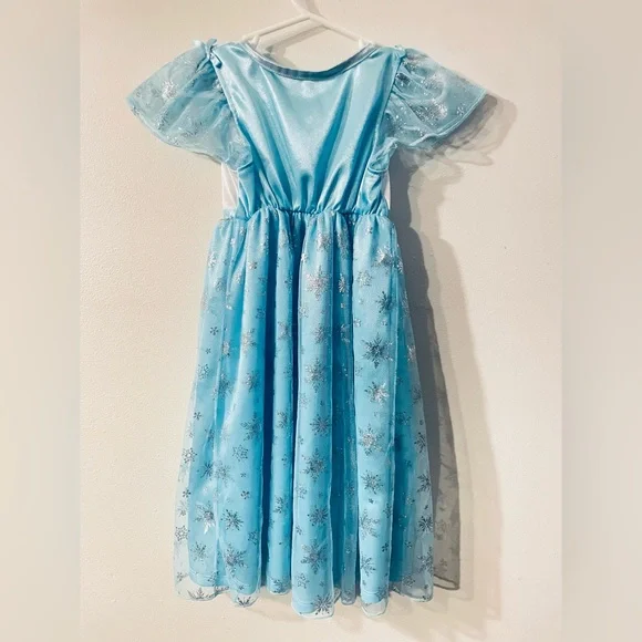 Disney Elsa Frozen Night Gown Playtime Pretend Sz 2 - Picture 4 of 6
